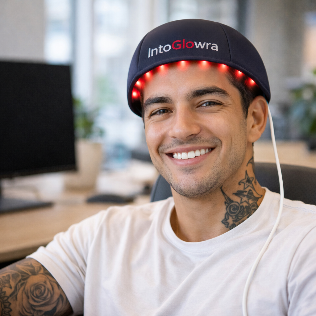 IntoGlowra - Red Light Therapy Hair Growth Hat 50% OFF